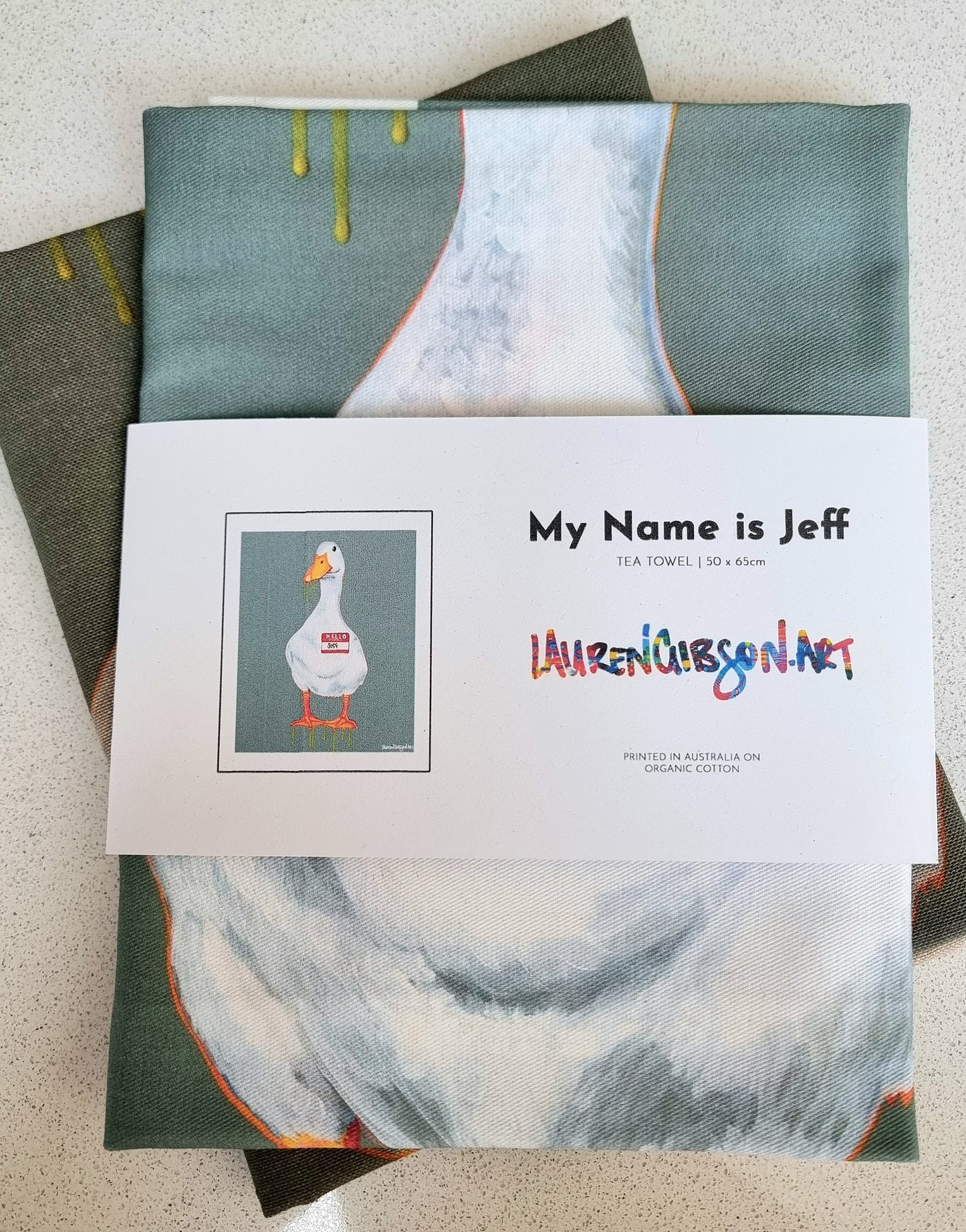 My Name is Jeff - Tea Towel