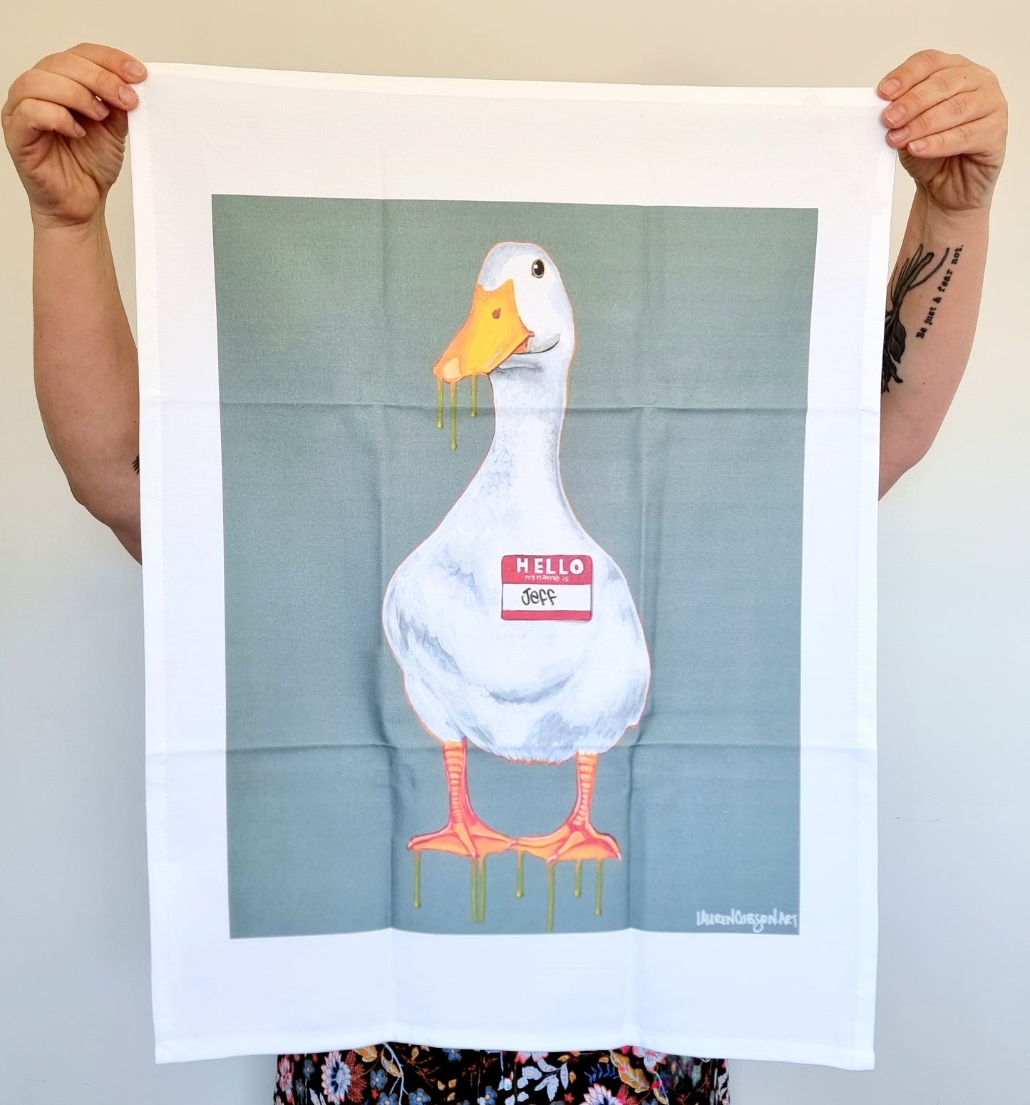 My Name is Jeff - Tea Towel