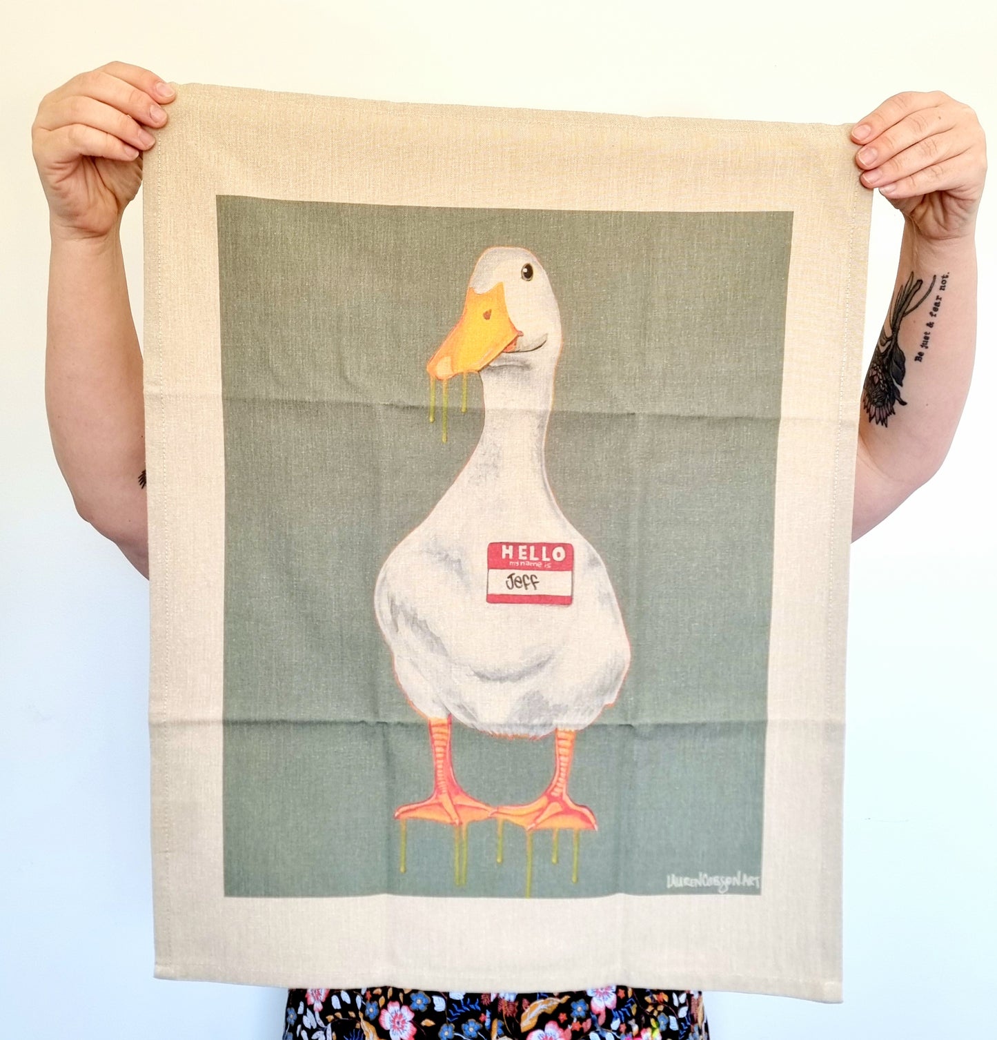My Name is Jeff - Tea Towel