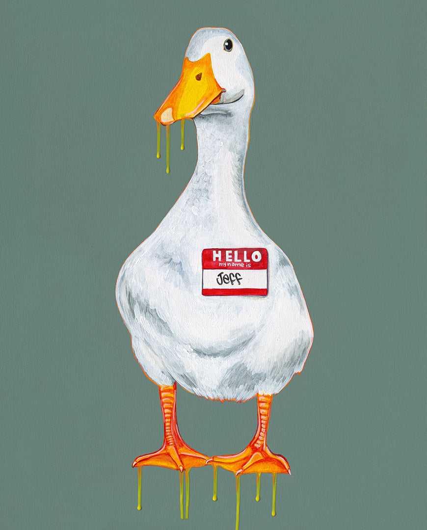 My Name is Jeff - Tea Towel